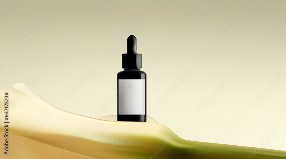 Poster abstract 3d vector minimal scene for mockup product display. cosmetic product background for sale ev