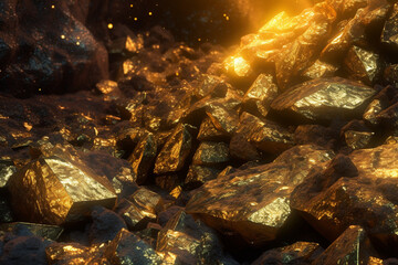 Obraz premium Gold