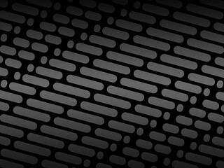 Black metal texture steel background. Perforated metal sheet.