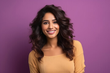 Fototapeta premium Beautiful and gorgeous young woman with short hairstyle