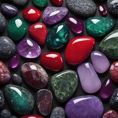 Gemstones background