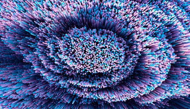 Abstract background of multicolored pixels