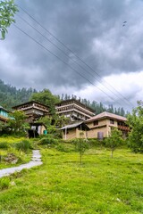 house in the mountains