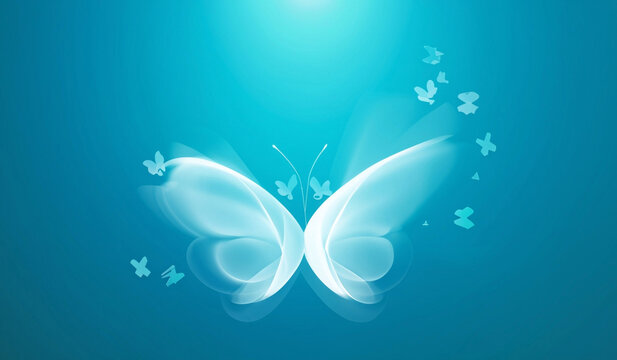 Metamorphosis of Innovation: The Butterfly's Digital Evolution stock image