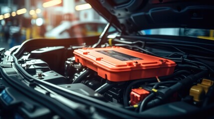 Maintenance of car battery, Check the electrical system inside the car, Repairing a car in auto repair shop.