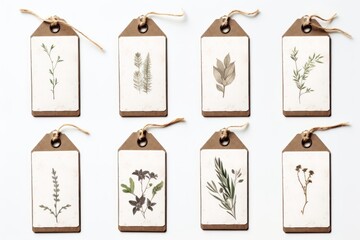 Rustic gift Tags for Small Business Christmas Holiday Theme