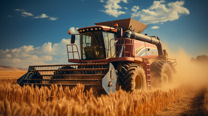 Obraz premium Wheat field.