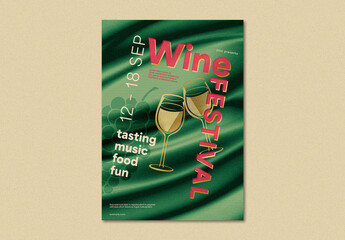 Wine Festival Poster Layout