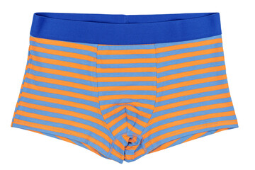 boxers. Men's briefs boxers isolated on white background. Men's underwear	