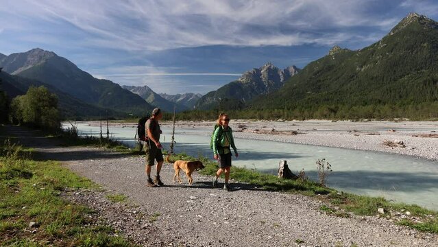 Wanderung mit Hund im Tiroler Lechtal