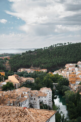 Fototapeta premium view of the city of Cuenca