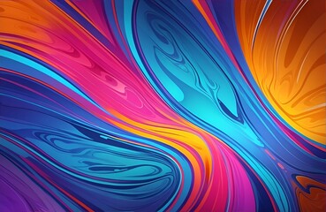 Naklejka premium Abstract Colorful Fluid, Highly-textured, High-quality Details Background