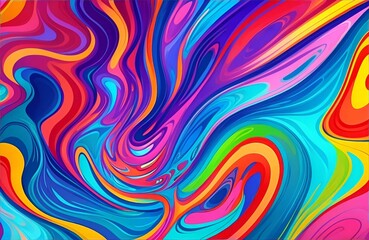 Obraz premium Abstract Colorful Fluid, Highly-textured, High-quality Details Background