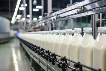 Production milk drink factory bottle manufacture line metal technology industrial