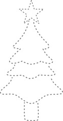 Tracing Christmas tree