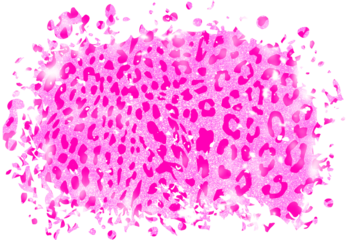 Pink Gold Leopard Print Distressed Background.