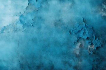 beautiful abstract grungy blue stucco wall background in cold mood. pantone of the year color concept background with space for text