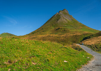 Bregenzer Wald, Vorarlberg, Austria village area from Damüls, Mittagspitze (mountain)