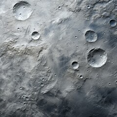 Moon texture background. Generative AI technology.