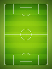 Obraz premium Soccer field. textured grass football