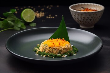Timeless Elegance A Simple Yet Exquisite Presentation of Acarajé, an Afro-Brazilian Delight