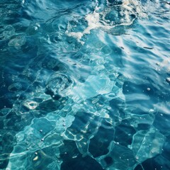 Obraz premium Clear ocean water. Generative AI technology.