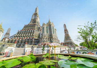 Awesome view of Wat Arun in Bangkok, Thailand