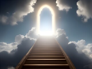 god opens the door to heaven a stairway to heaven