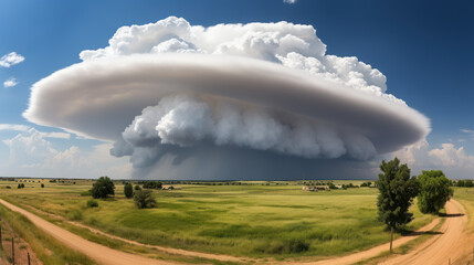 Supercell storm, the raw power of nature.