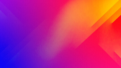 Multicolor: blue pink yellow red gold purple peach abstract background. Color gradient, ombre. Bright, colorful, multi-colored, mixed, iridescent, bright, cheerful. Grainy, noisy, rough. Template