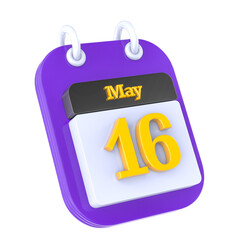 Calendar icon 3d render
