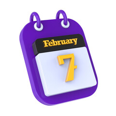 calendar 3d render png transparent
