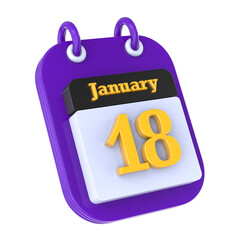 calendar 3d render png transparent