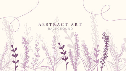 abstract Lavender Flower Space Background