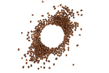 coffee beans frame isolated transparent png