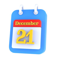 Calendar icon 3d render