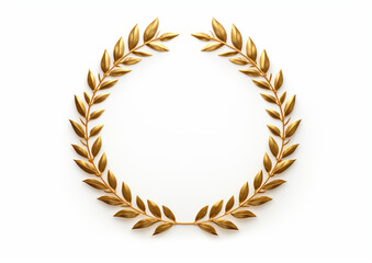 gold laurel png