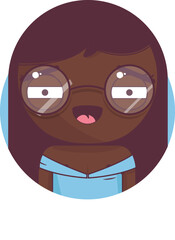 Bighead cartoon vector illustration avatar icon