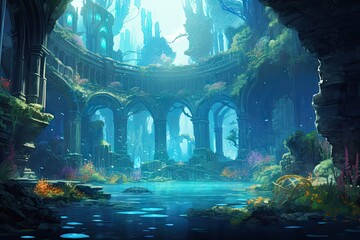 Visual Novel Underwater City