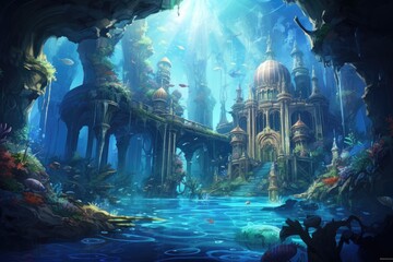 Visual Novel Underwater City