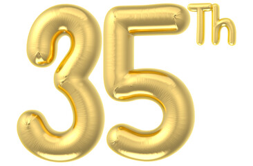 Number 3d render png transparent