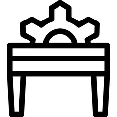 Table Saw Icon