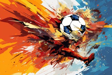 Abstract football 10. Generative AI
