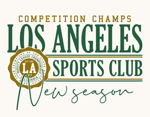 varsity typography vector illustration, for t-shirt graphic.  © Graphicology