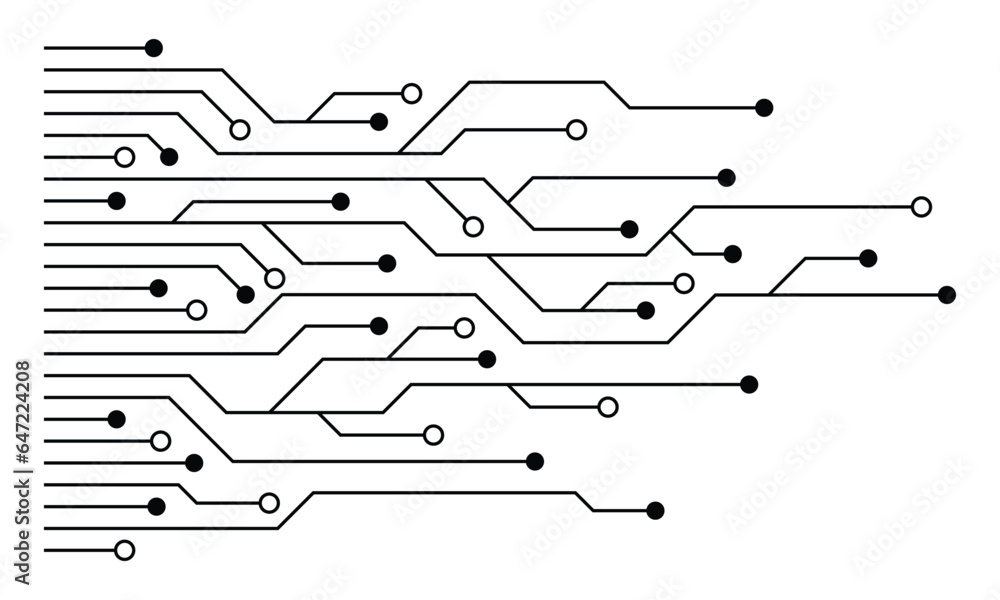 Aufkleber printed circuit board. abstract futuristic circuit board. hi tech digital circuit board. futuristic 