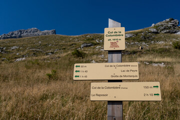 Frankreich Haute Savoie im Herbst