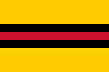 Obraz premium Flag of Woudenberg Town and Municipality (Utrecht province, Kingdom of the Netherlands, Holland)