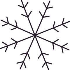 Snowflake Lined Doodle