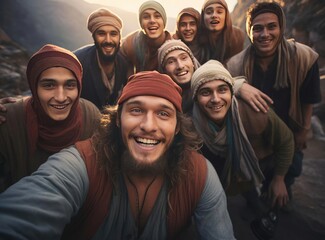 A group of Muslims