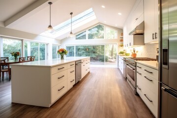 Interior design of a Modern Farmhouse kitchen